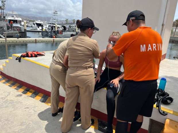 Los turistas recibieron atención médica.