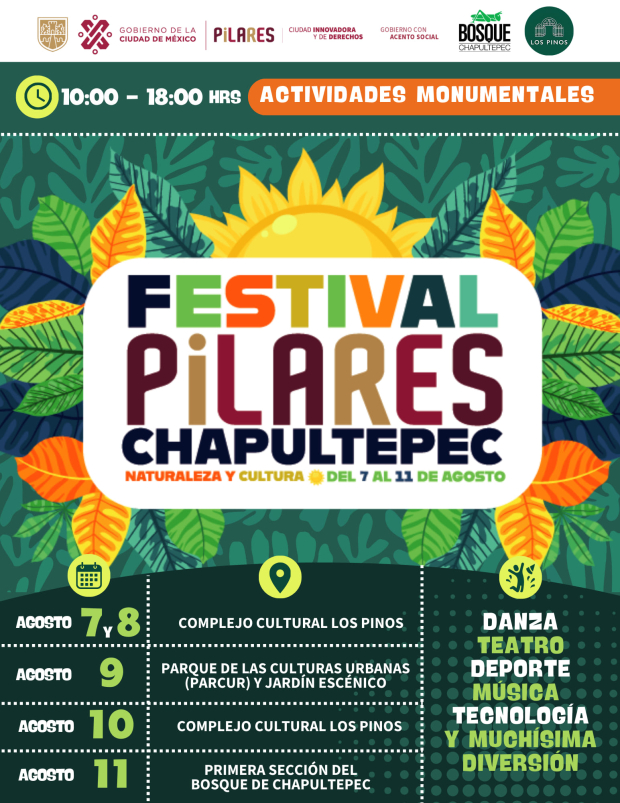 Actividades del Festival Pilares.