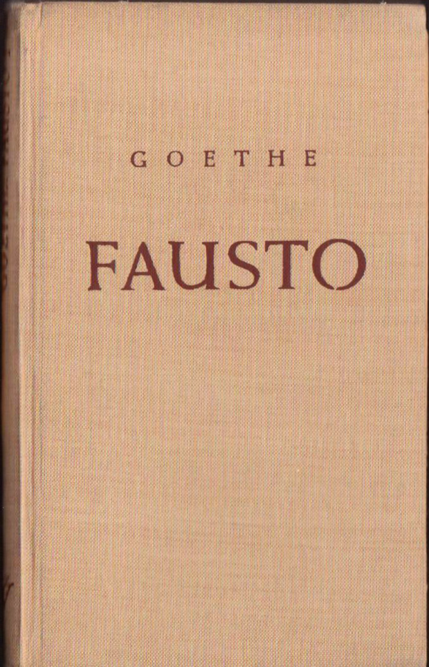 Portada del libro "Fausto" de Goethe