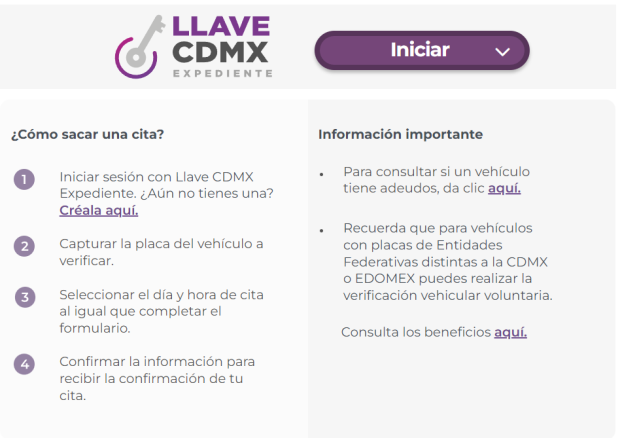 Así puedes sacar una cita en línea para verificar tu auto en CDMX