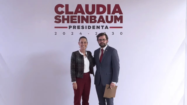 Claudia Sheinbaum y Alejandro Svarch Pérez.