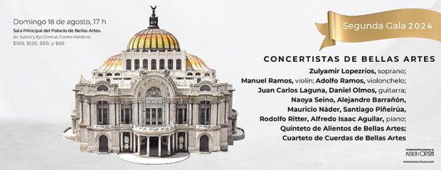 Concertistas de Bellas Artes.