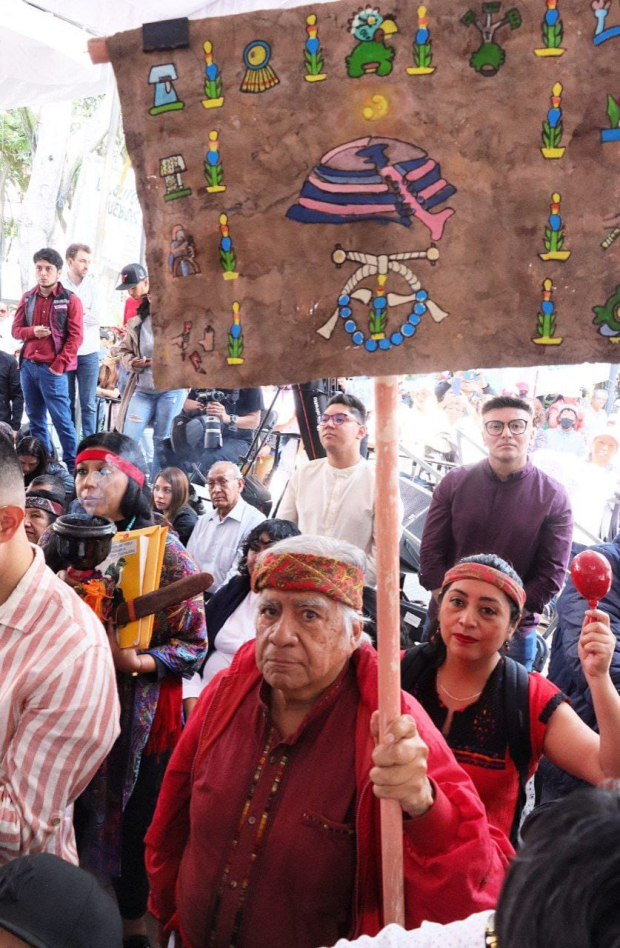 Clara Brugada va por plan de justicia para pueblos originarios de Tlalpan.