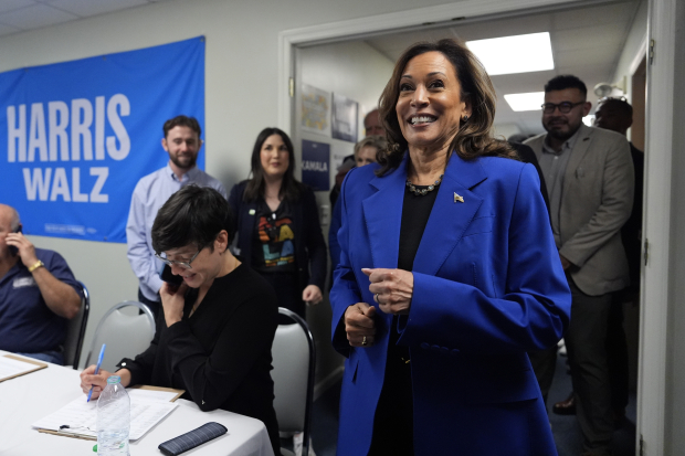 Kamala Harris, candidata demócrata a la presidencia de EU.