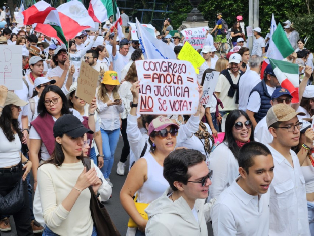 Marcha en defensa del Poder Judicial.