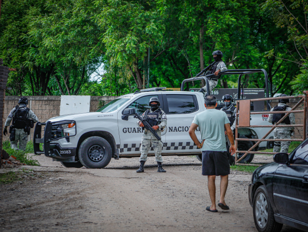 Elementos de la Guardia Nacional en Culiacán, Sinaloa, el pasado 31 de agosto.