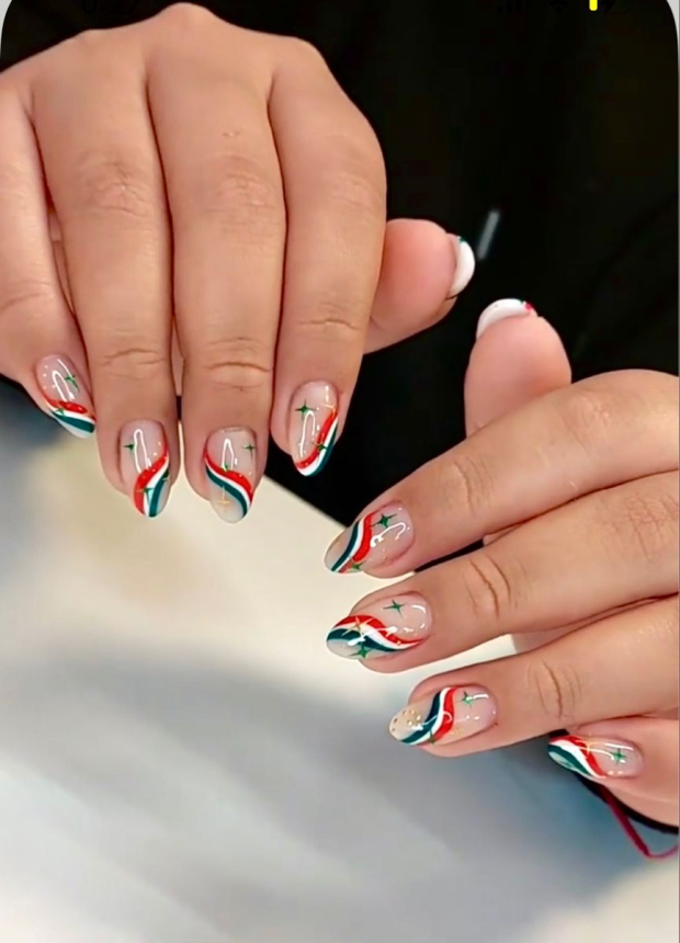 Uñas tricolor