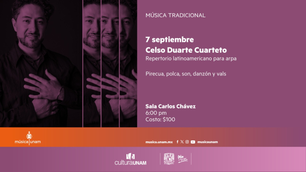 Inicia serie de conciertos de Música tradicional con Celso Duarte.