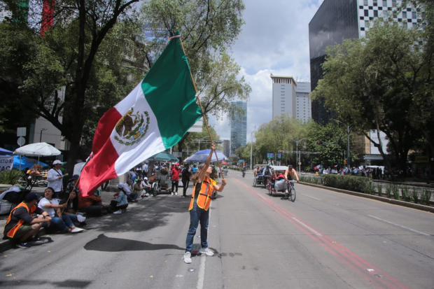 En las últimas semanas ha habido varias manifestaciones en contra de la reforma judicial. 