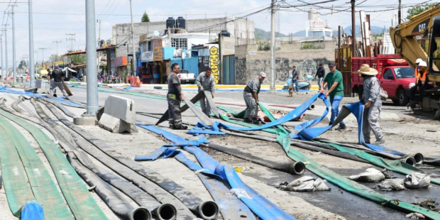 El avance en Chalco es resultado de los trabajos coordinados entre autoridades federales y estatales.