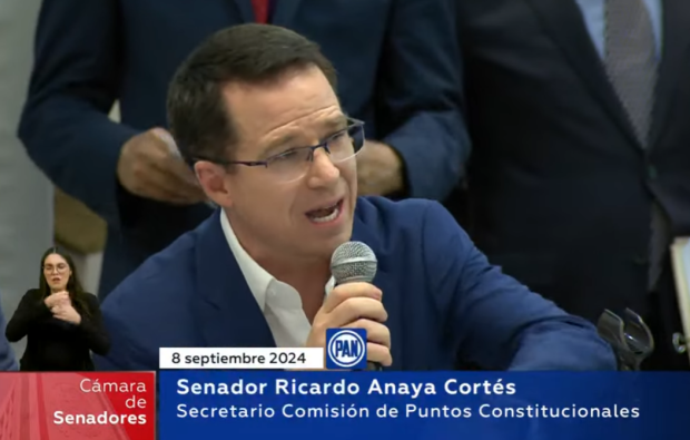 Ricardo Anaya, senador del PAN.