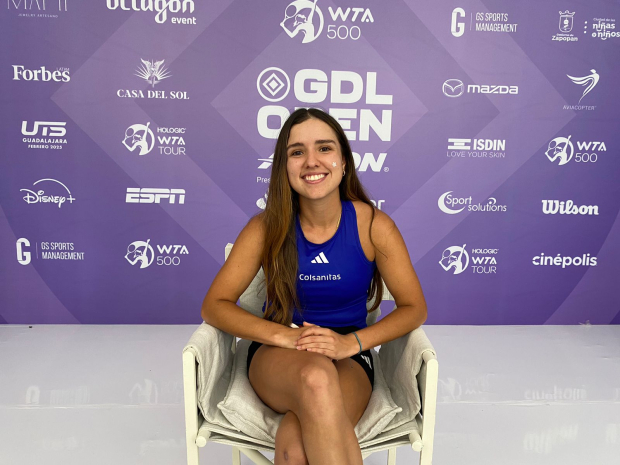 La colombiana Camila Osorio lista para el WTA Guadalajara Open AKRON 2024