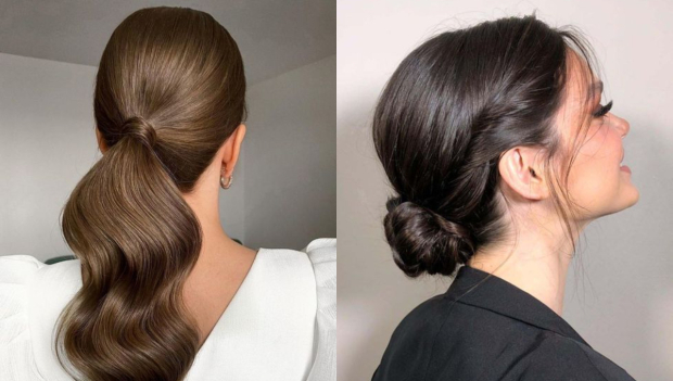 Coleta baja /low bun