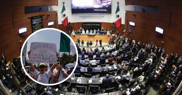 Se discute reforma judicial en el Senado.