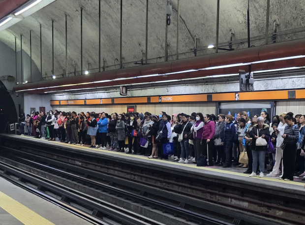 Retrasos en la Línea 7 del Metro CDMX, en fotografía de archivo.