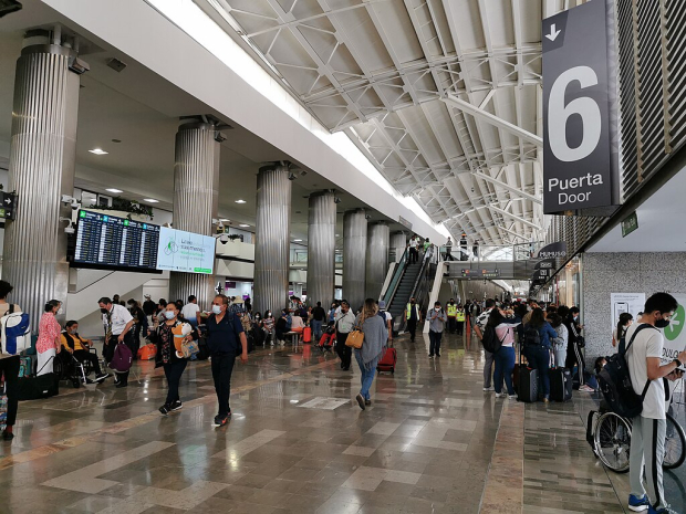 Terminal 1 del Aeropuerto Internacional de la Ciudad de México.