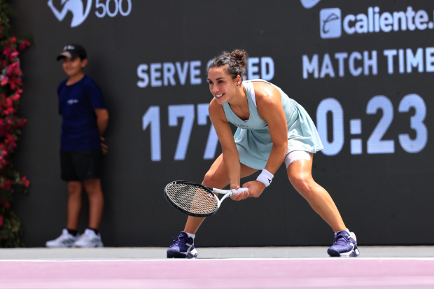 La italiana Martina Trevisan en el Guadalajara Open AKRON 2024 ante la australiana Olivia Gadecki