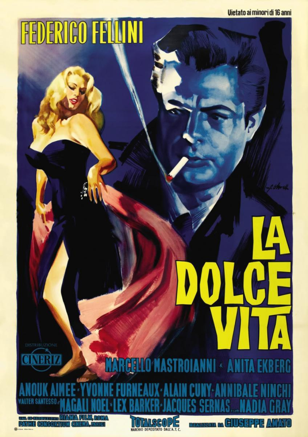 Porter de la película "La dolce vita"