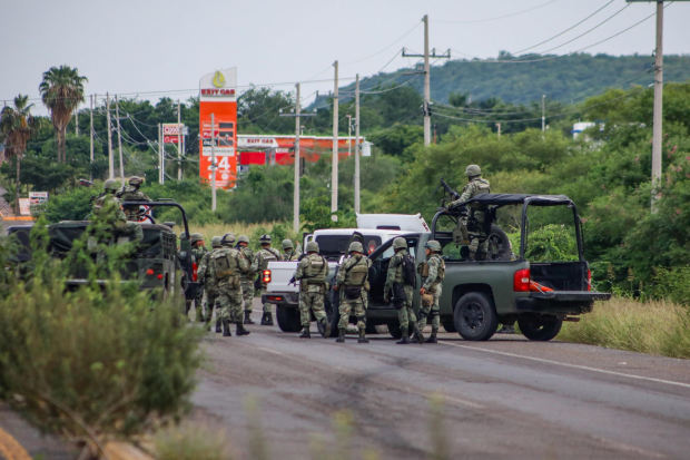 Enfrentamiento al sur de Culiacán.