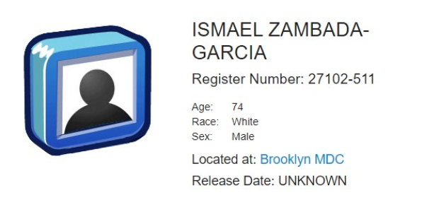 Así es la ficha de detención de Ismael Zambada García