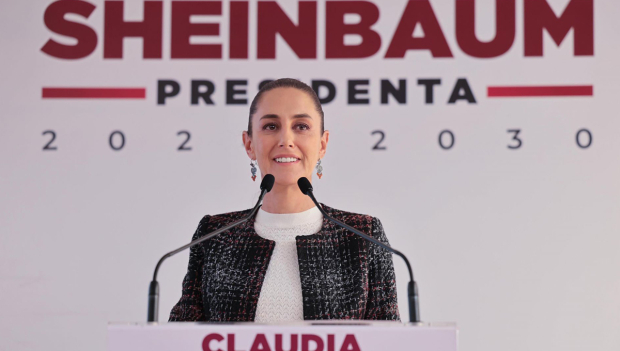 Claudia Sheinbaum, presidenta electa de México, durante conferencia de prensa