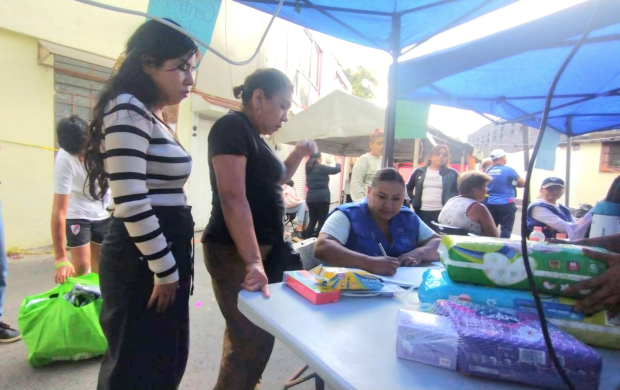 Se instalaron dos centros de acopio para apoyar a personas afectadas en Coyoacán.