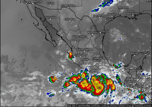 El gobierno de Guerrero refuerza la vigilancia meteorológica y la coordinación con autoridades locales para minimizar riesgos en zonas costeras.