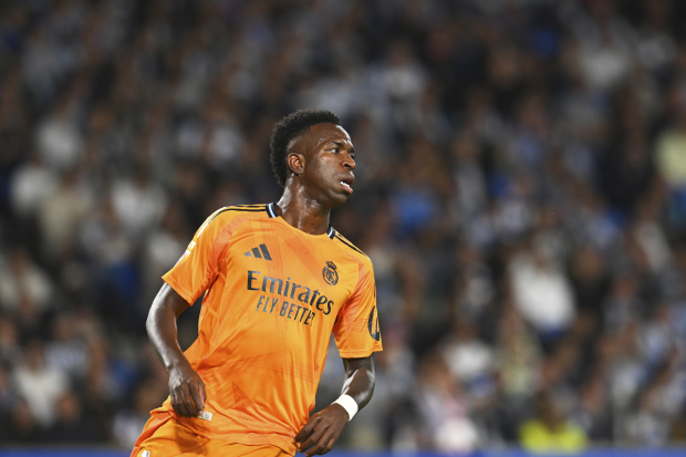 Vinicius Junior en el partido del Real Madrid ante la Real Sociedad en LaLiga