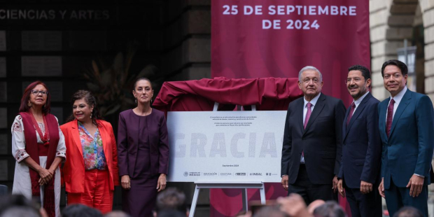 La presidenta electa destacó la importancia de este nuevo museo porque representa la esencia de la Cuarta Transformación, que es acercar la educación a todo el pueblo de México.