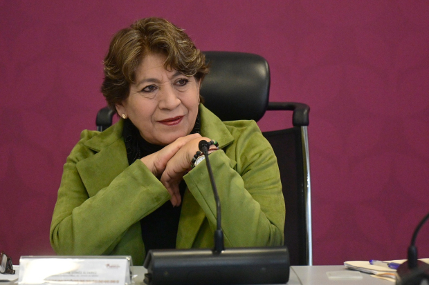 La Gobernadora Delfina Gómez supervisa los avances en materia de seguridad desde el C5 en Toluca.