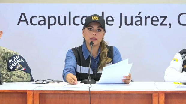 La gobernadora de Guerrero, Evelyn Salgado.