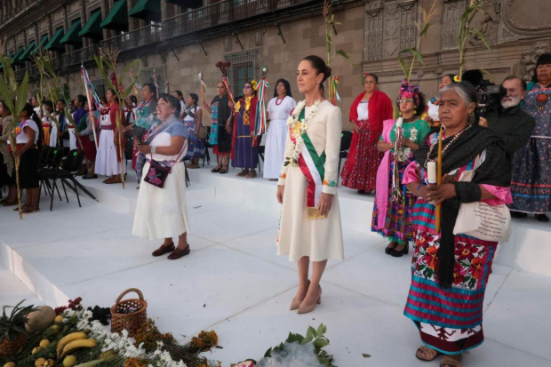 La presidenta de México reconoció el trabajo realizado por el expresidente, Andrés Manuel López Obrador.