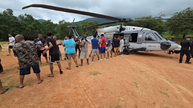 GN recorre comunidades en Oaxaca ante Depresión Tropical Once-E. 