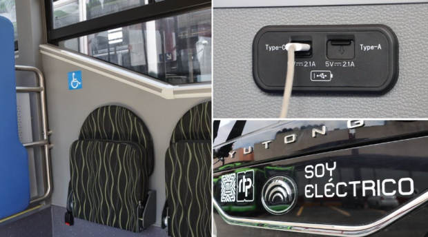 Así lucen los nuevos autobuses eléctricos.