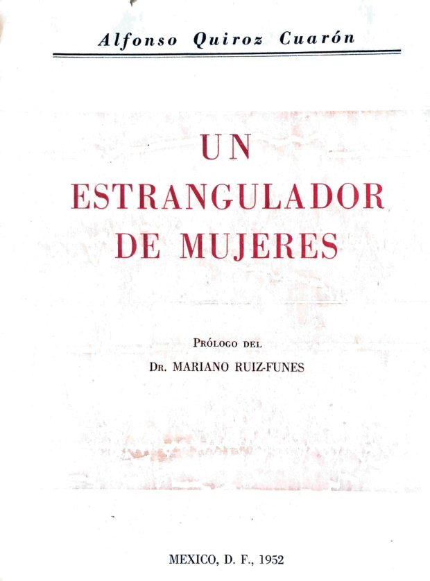 Portada "Estrangulador de mujereres"