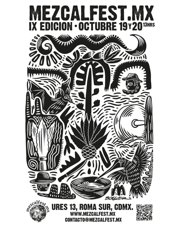 Flyer del Mezcal Fest 2024.