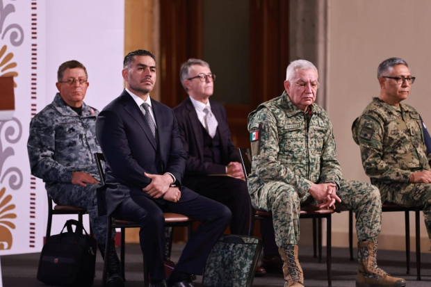 Integrantes del gabinete federal en Palacio Nacional.