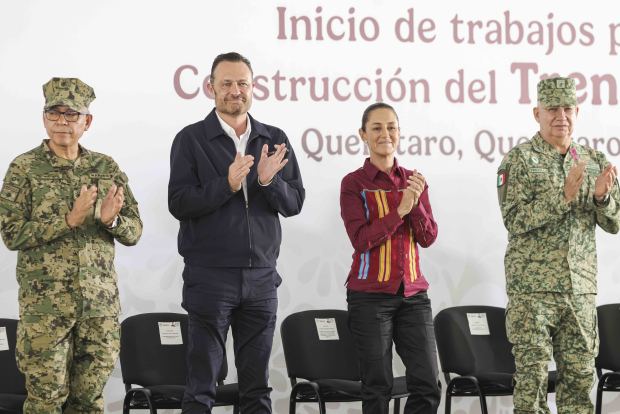 Este domingo la Presidenta Claudia Sheinbaum se reunió con el gobernador de Querétaro, Mauricio Kuri.