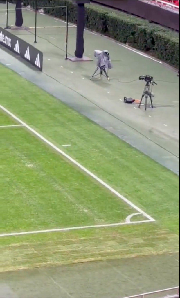 Así luce la cancha del Estadio AKRON antes del partido amistoso entre México y Estados Unidos