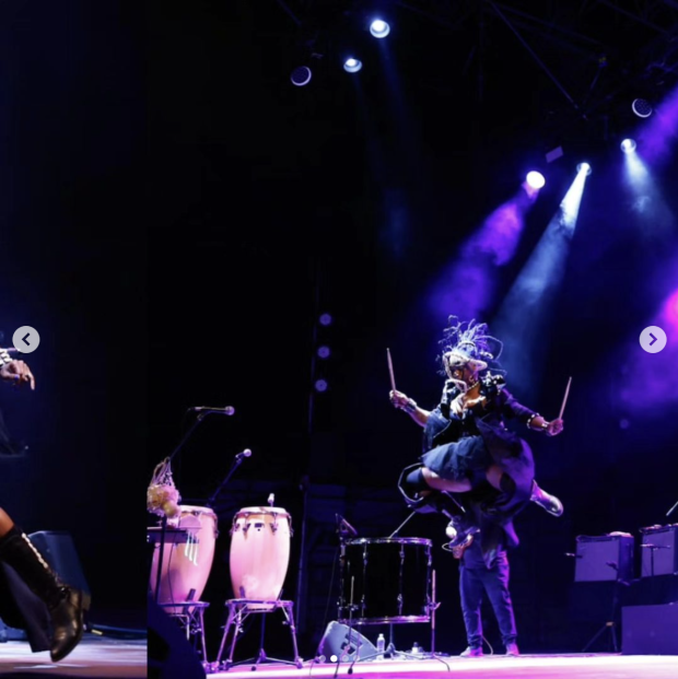 La artista, en el Festival Internacional Cervantino.