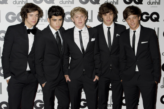 Liam Payne,  Harry Styles, Zayn Malik, Niall Horan y Liam Tomlinson