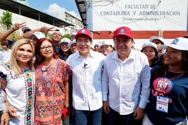 Mario Delgado señaló que una de las prioridades de la presidenta Claudia Sheinbaum Pardo es que los estudiantes continúen su trayecto educativo