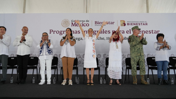 La Presidenta de México presenta medidas estratégicas para impulsar la economía de Campeche mediante el desarrollo agrícola y ganadero.