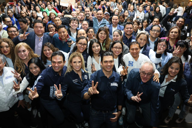 Militantes del Estado de México respaldan la candidatura de Jorge Romero, buscando consolidar al PAN como una opción política sólida.