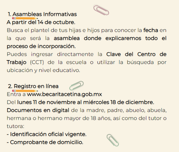 Estos son algunos detalles que puedes consultar en línea sobre la Beca Rita Cetina Gutiérrez.