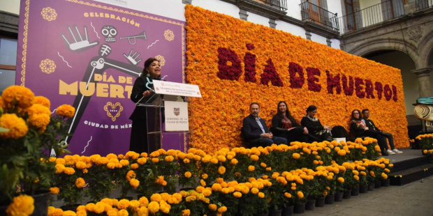 Clara Brugada destacó que la celebración de esta festividad proviene de la riqueza cultural del pueblo mexicano.