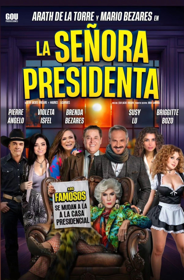 Este es el elenco oficial de La Señora Presidenta.