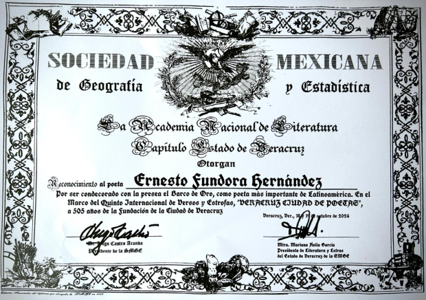 Diploma oficial.