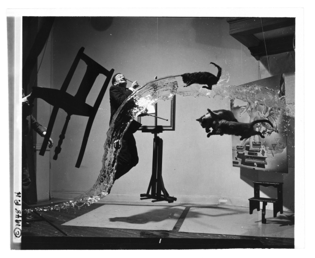 Dalí Atomicus, fotografía de Philippe Halsman,1948.