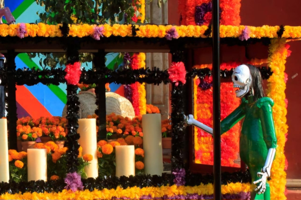 La ofrenda “Mujeres vivas en la memoria” celebra a pioneras en diversas disciplinas.